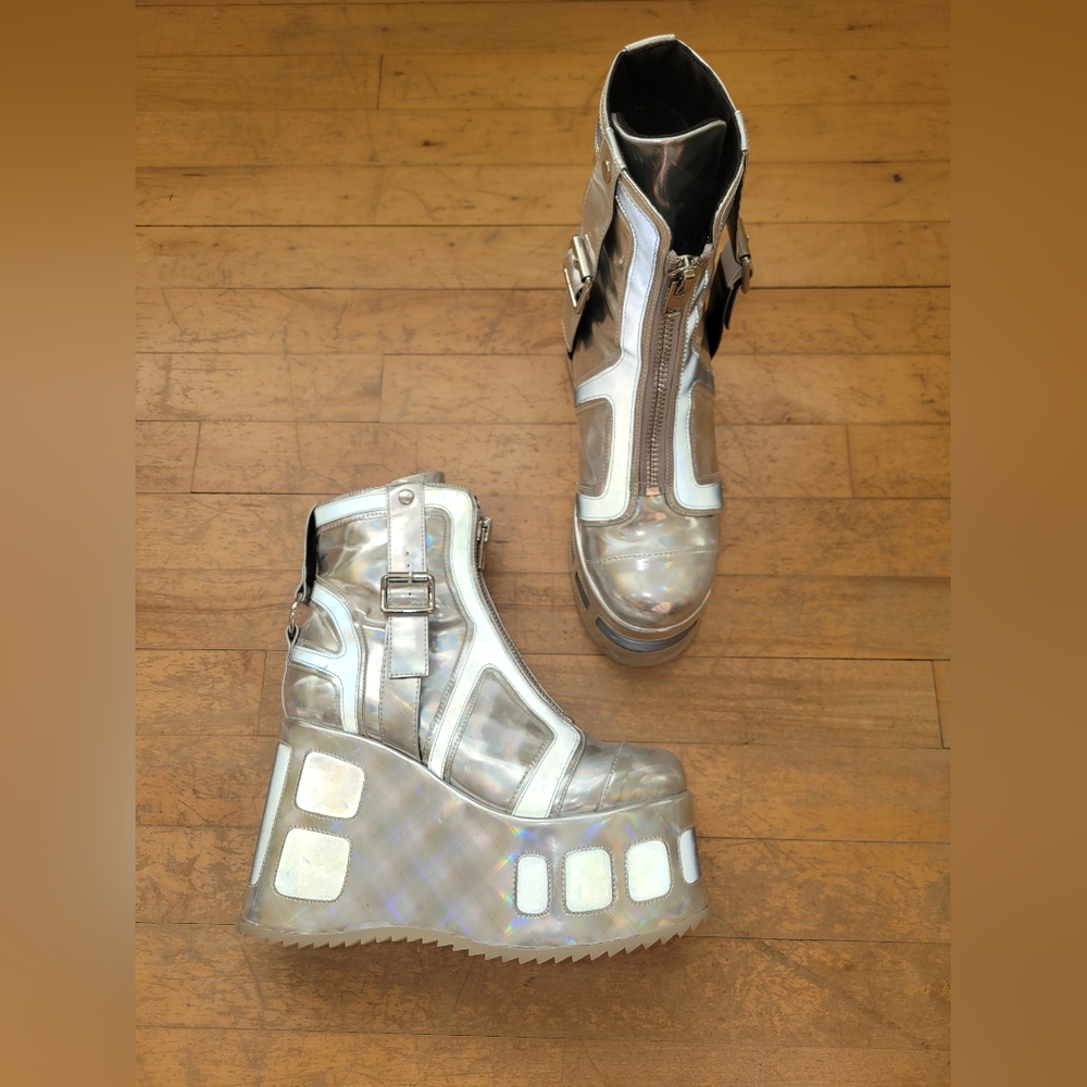 Club Exx light up platform boots